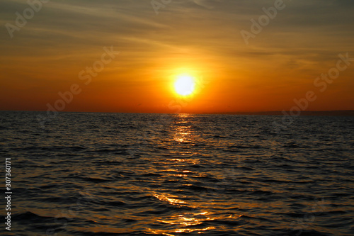 sunset over the sea © anja