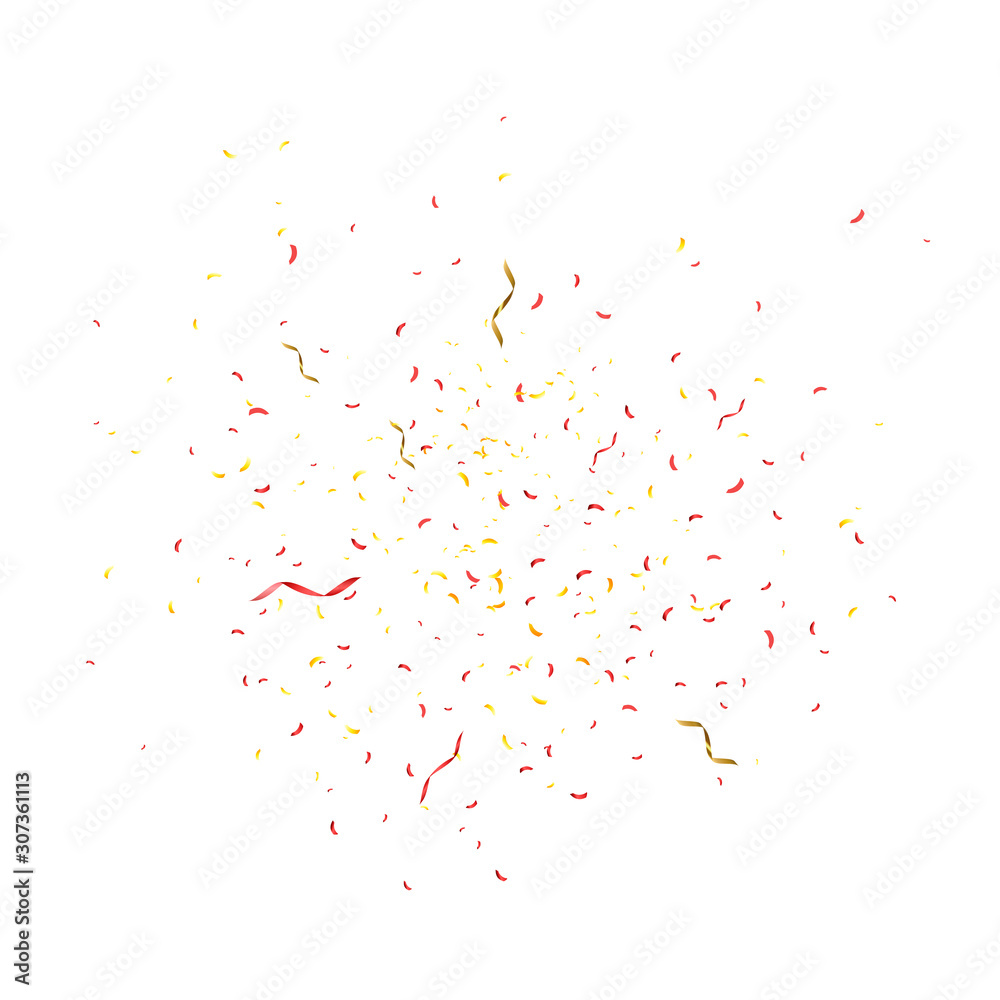 Confetti burst explosion. Vector Background