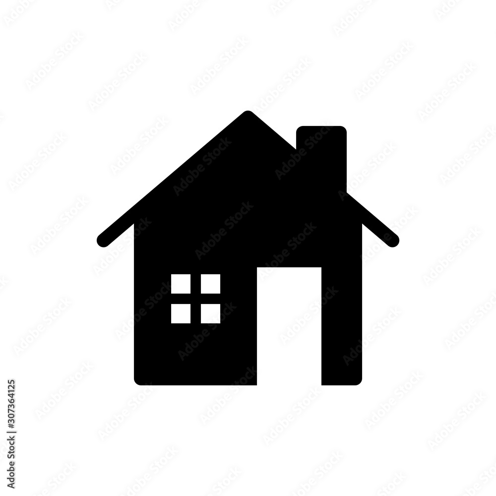 home - house icon vector design template