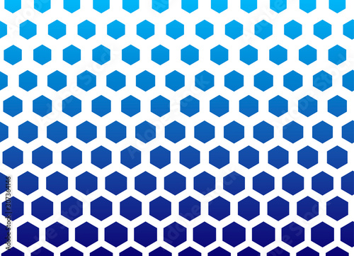 Honeycomb blue abstract background. Vector illustration for poster.