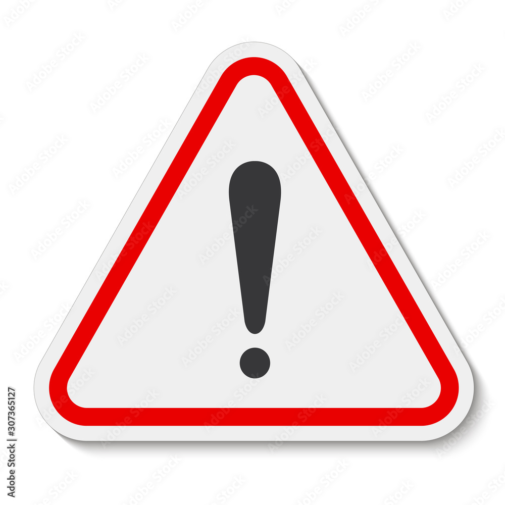 Warning sign Sign Isolate On White Background,Vector Illustration Warning sign Sign Isolate On White Background,Vector Illustration
