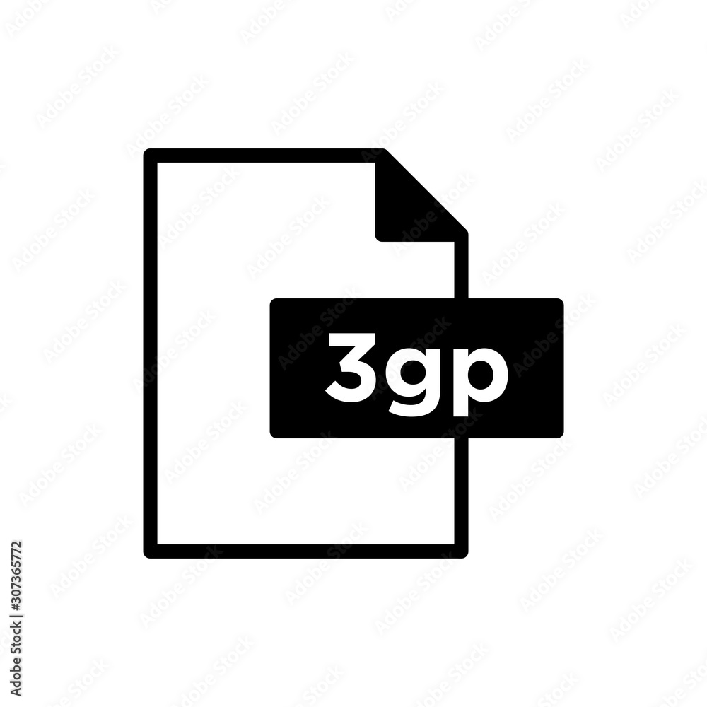 file format icon vector design template file format icon vector design template