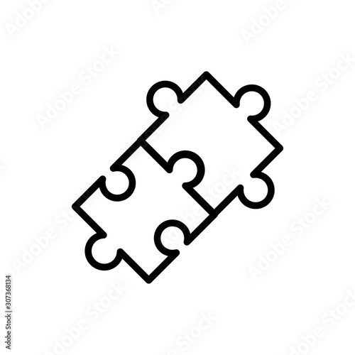 Simple solution line icon.