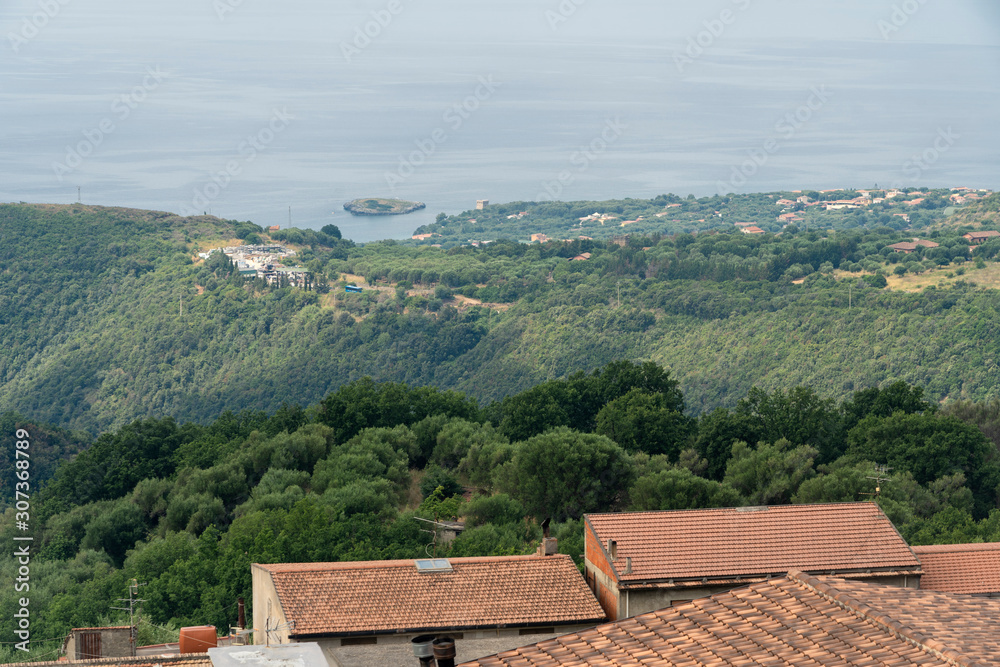 The coast at Camerota, Southern Italy The coast at Camerota, Southern Italy