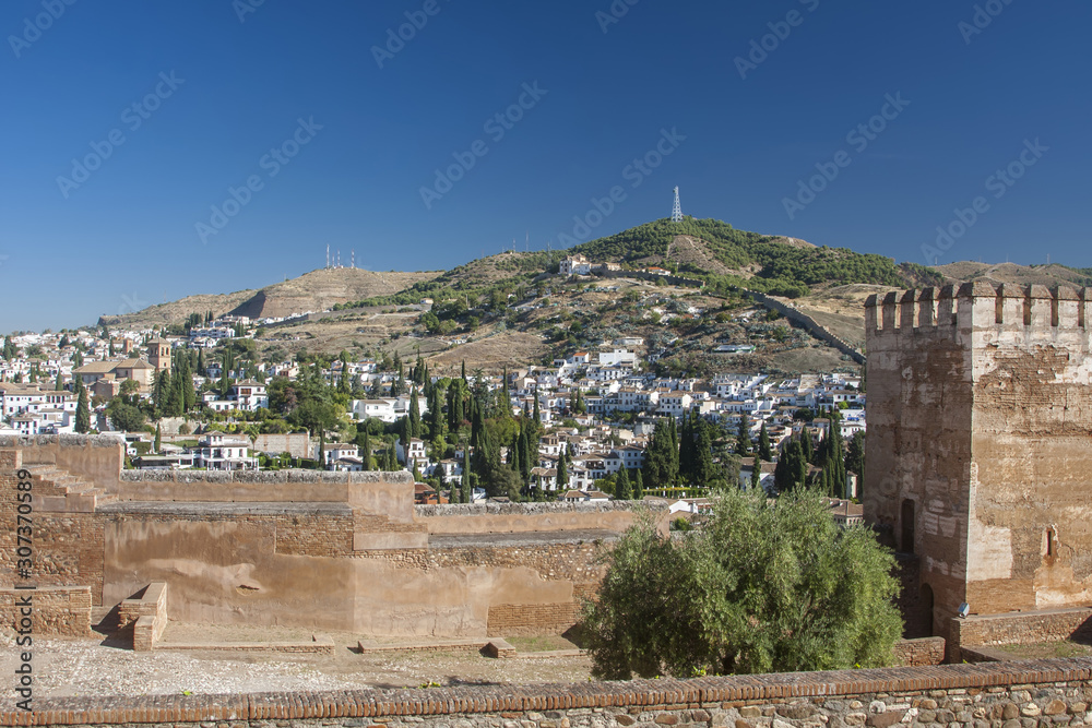  view from the mountain to Granada