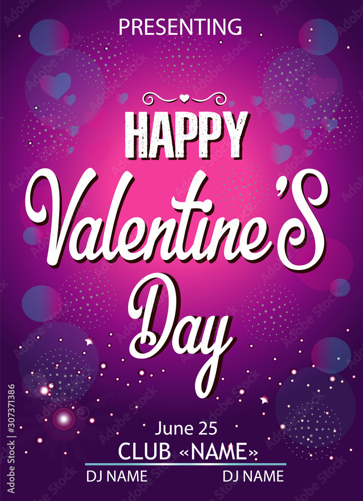Happy Valentines day cartoon