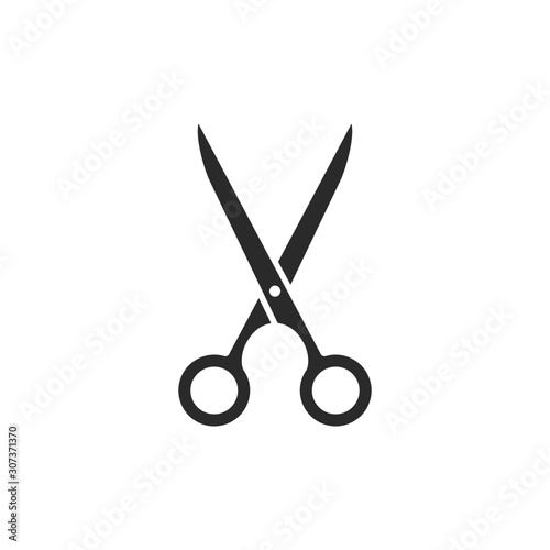 Scissors Icon Vector Illustration photo