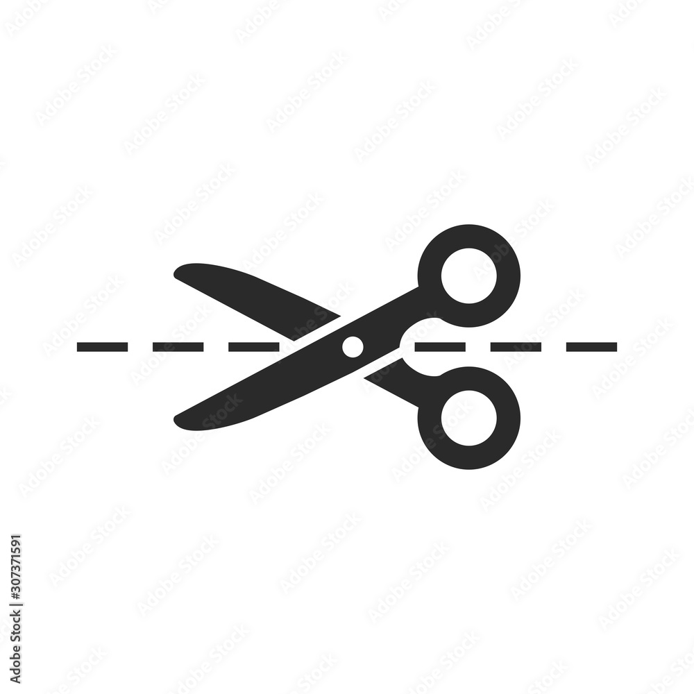 Scissors Icon Vector Illustration Scissors Icon Vector Illustration