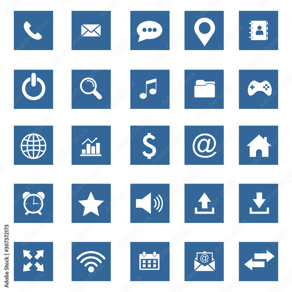 website icon set vector design symbol website icon set vector design symbol