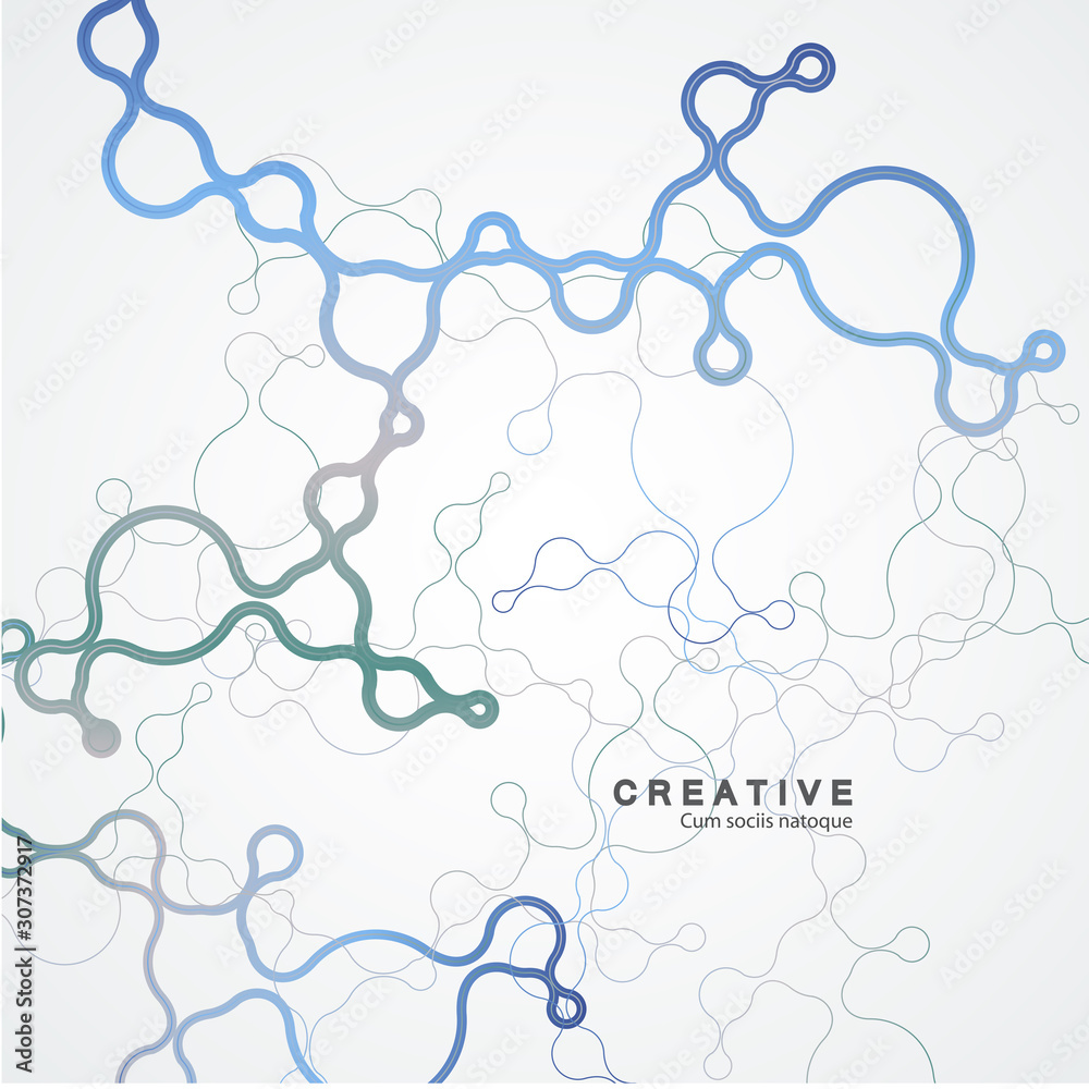 Abstract connecting dots and lines. Network science background Abstract connecting dots and lines. Network science background