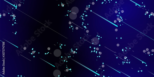 Fast Effect. Motion Neon. Seamless Pattern. Glitch