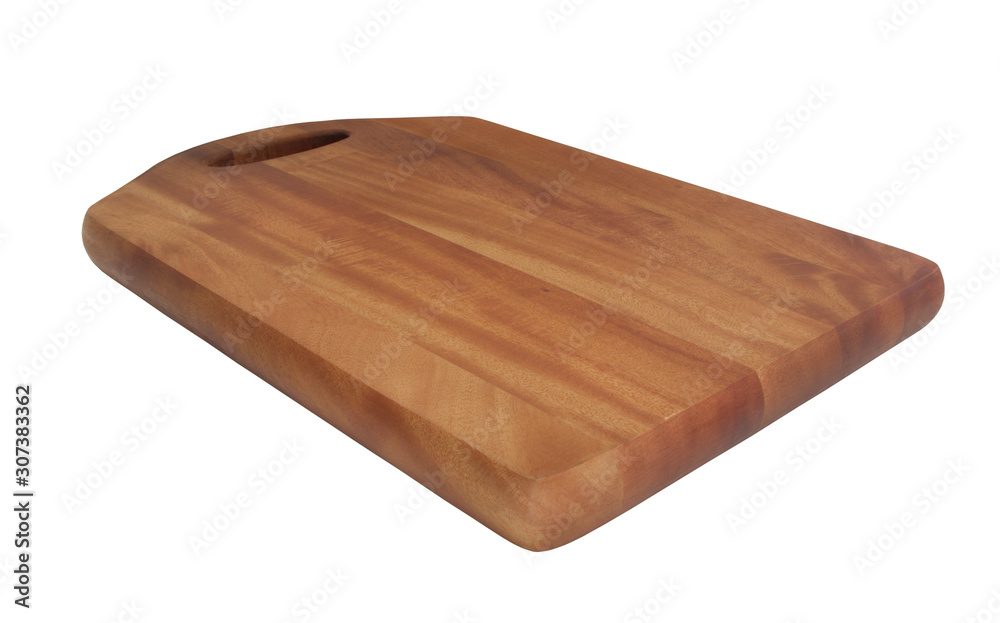 Dark wooden cutting board