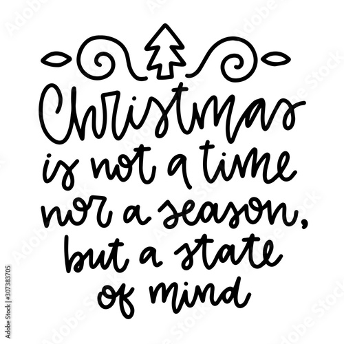 Vector christmas quote