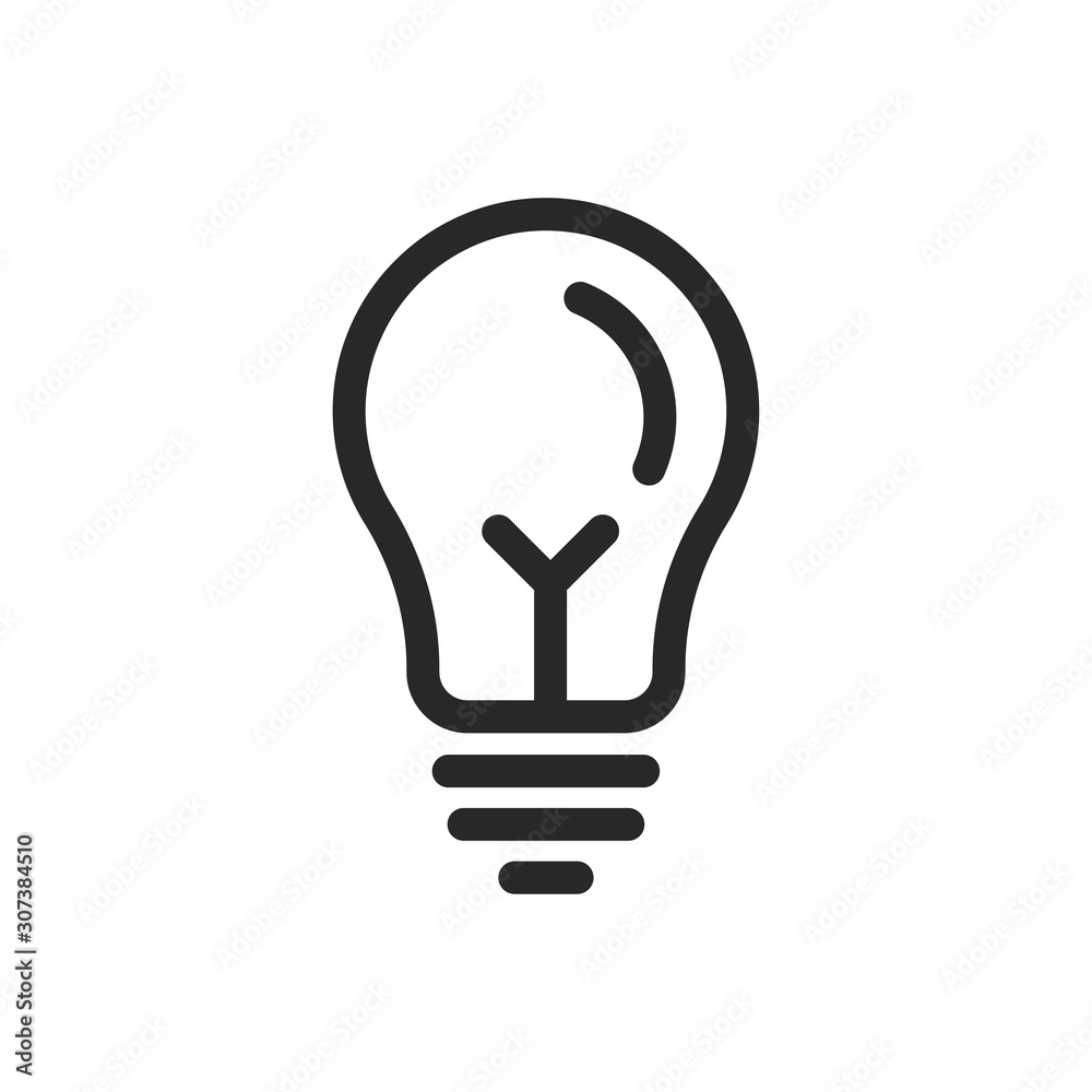 light bulb / lamp icon vector logo symbol illustration light bulb / lamp icon vector logo symbol illustration