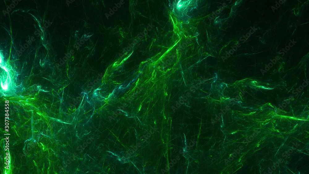 3D rendering abstract background in aqua menthe color