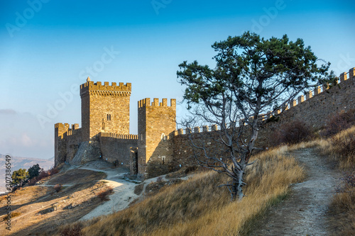 Genoese fortress in Sudak  Crimea