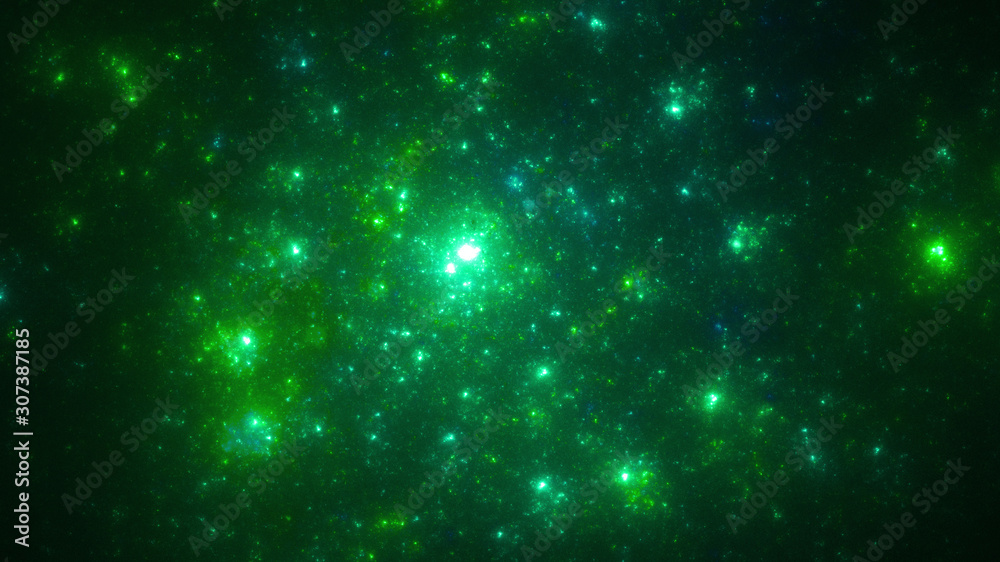 Fototapeta premium 3D rendering abstract background in aqua menthe color