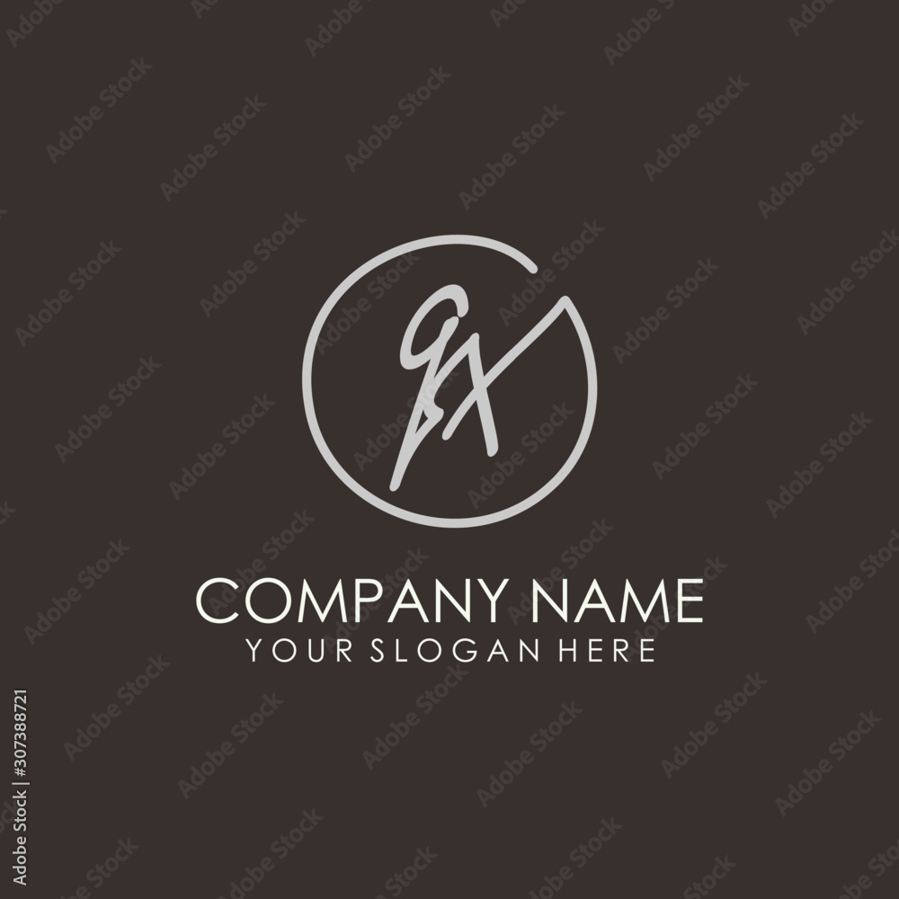 QX initials signature logo. Handwritten vector logo template connected to a circle. Hand drawn Calligraphy lettering Vector illustration. QX initials signature logo. Handwritten vector logo template connected to a circle. Hand drawn Calligraphy lettering Vector illustration.