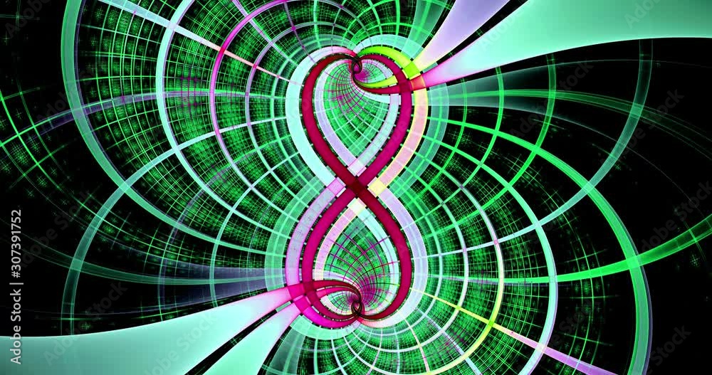 Rapid Color Changing Video With Two Interlocking Spirals Creating An Rapid color changing video with two interlocking spirals creating an