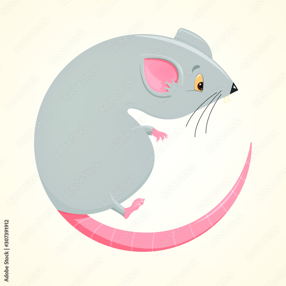 Fototapeta premium vector illustration for the year of the Rat