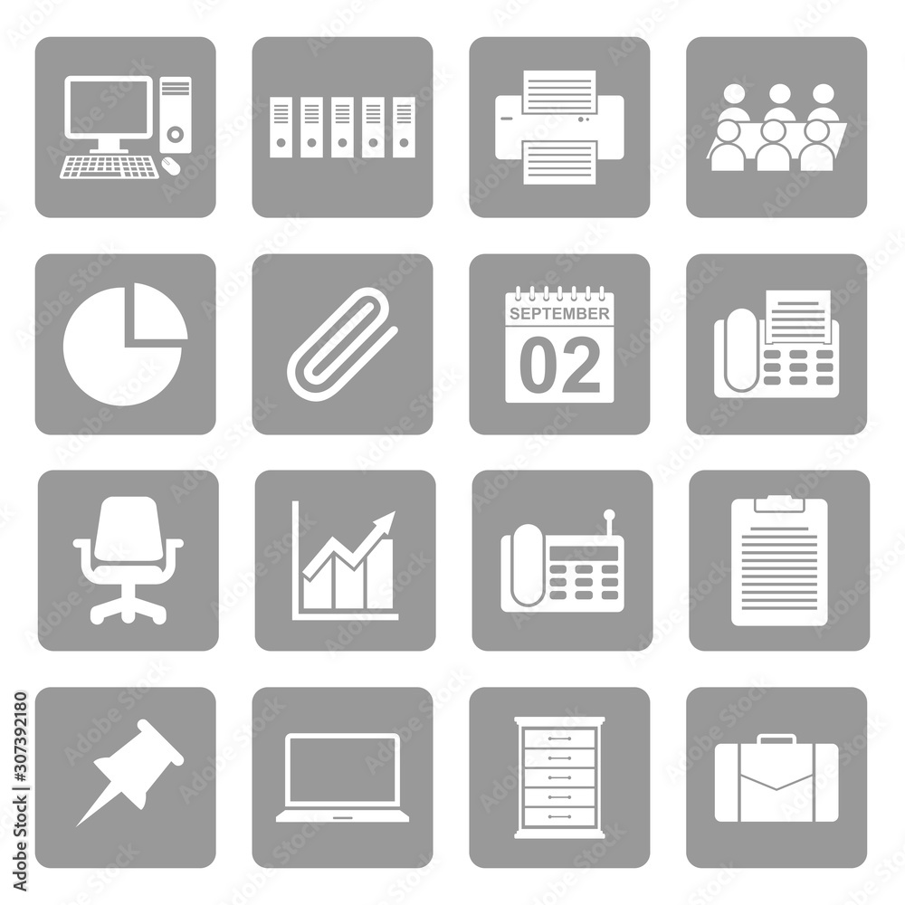 office equipment icon vector design symbol