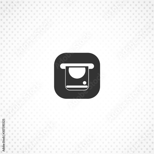 atm icon for mobile concept and web apps design