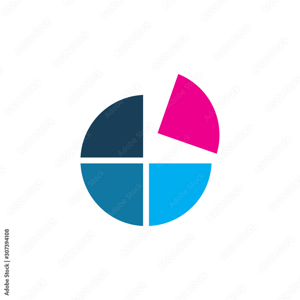 circle color chart logo design circle color chart logo design