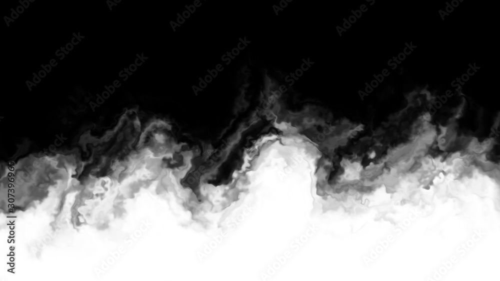 ink, spread on the surface from the bottom up, spread, splash of paint