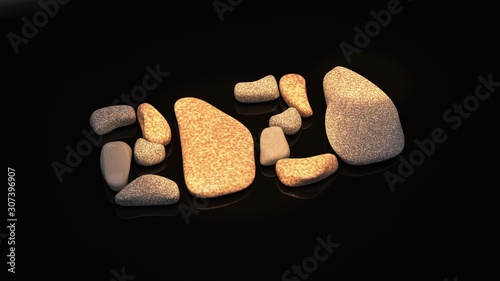 New 2020 stone - 3D rendering