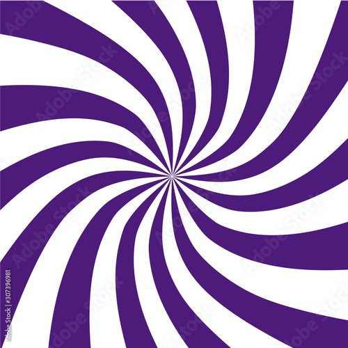 Purple and white background design Geometric wavy lines converge
