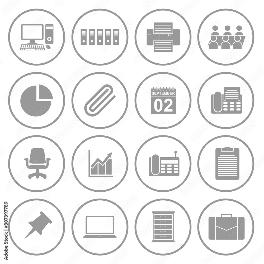 office equipment icon vector design symbol office equipment icon vector design symbol