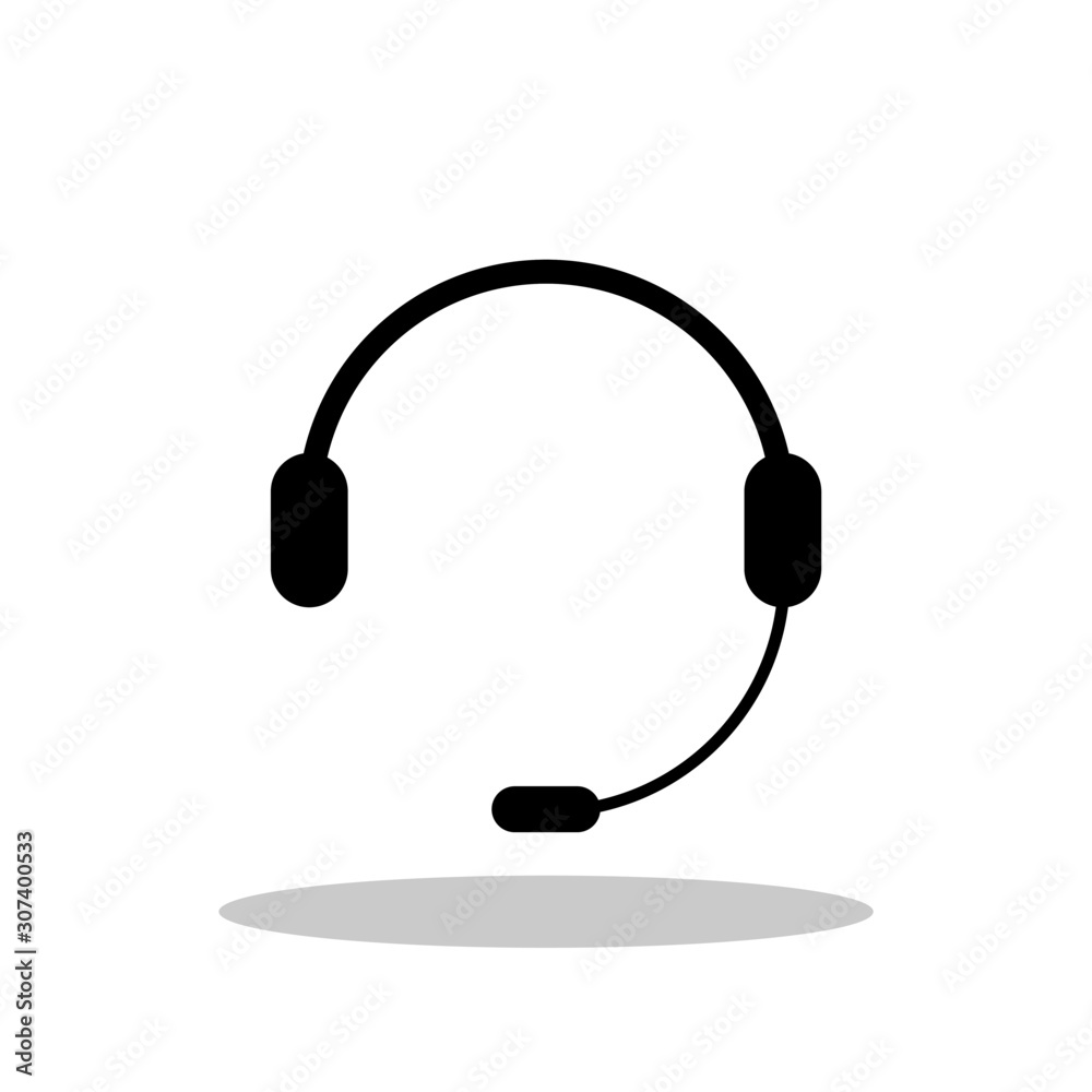 Support icon in flat style.Call center symbol for your web site design, logo, app, UI Vector EPS 10. Support icon in flat style.Call center symbol for your web site design, logo, app, UI Vector EPS 10.