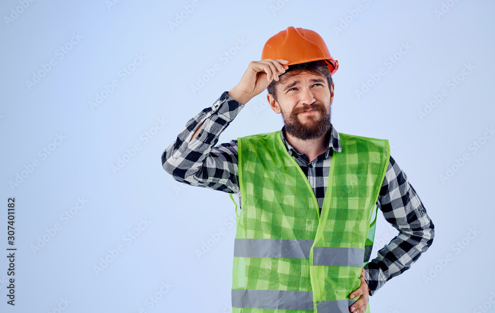 portrait of construction worker portrait of construction worker
