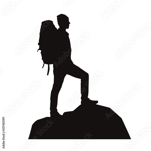Hiker Silhouette