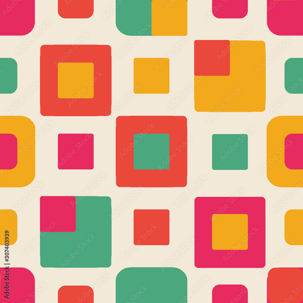 Retro seamless pattern print background Retro seamless pattern print background