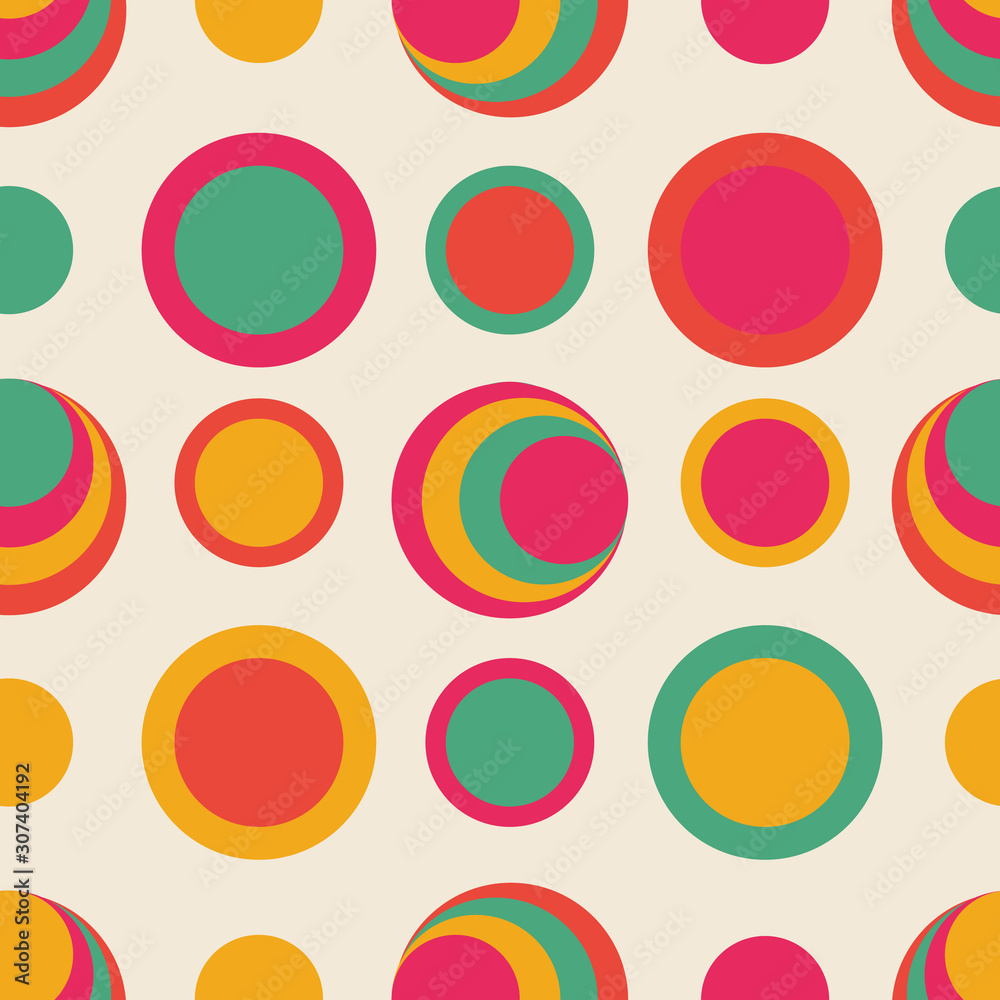 Retro seamless pattern print background Retro seamless pattern print background