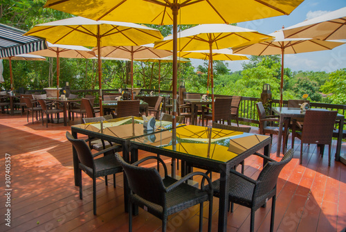 Table restaurant in the resort © Somchai