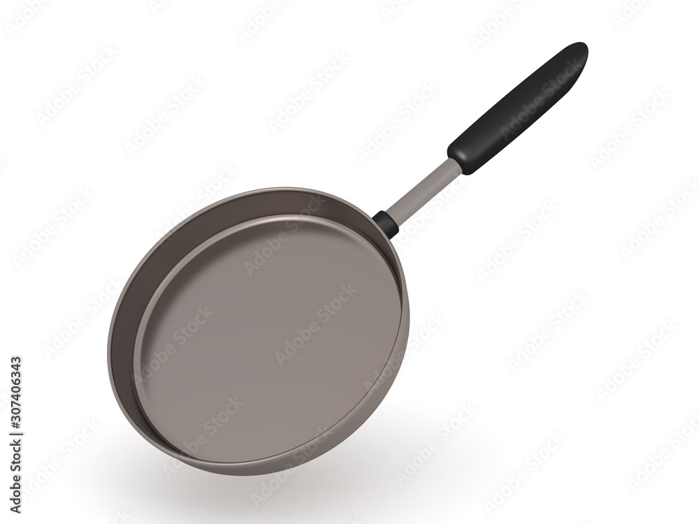 3D Rendering of a frying pan 3D Rendering of a frying pan