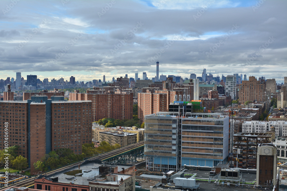 Manhattan view from Harlem