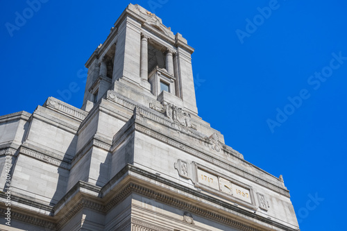 Front exterior of Freemasons Hall in London photo
