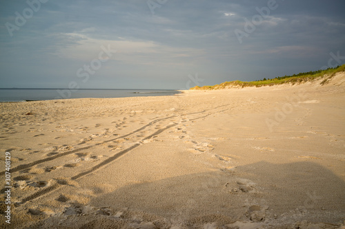 beach near Stilo and Kopalino  20 km from Leba  Baltic sea  Poland
