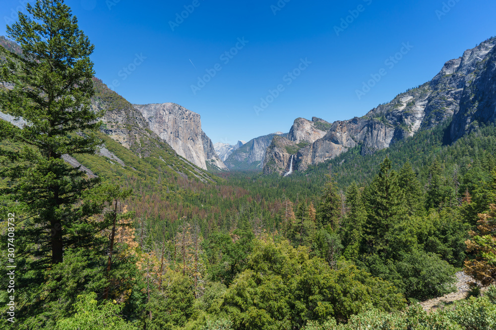 Yosemite Valley panorama view, Yosemite National Park, California