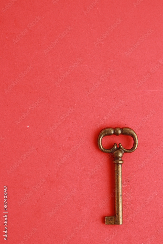 nice antique copper closet key nice antique copper closet key