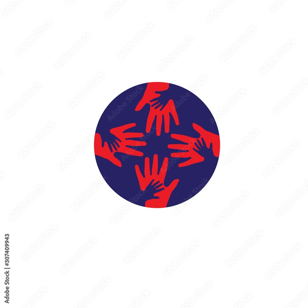 Hand Care Logo Template vector icon Hand Care Logo Template vector icon