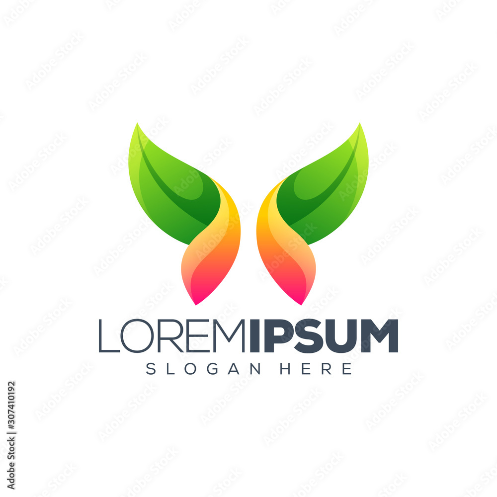 leaf logo design vector illustration leaf logo design vector illustration