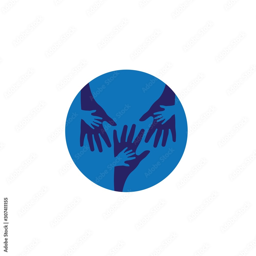 Hand Care Logo Template vector icon