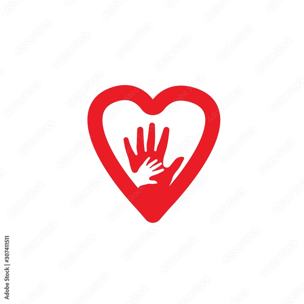 Hand Care Logo Template vector icon Hand Care Logo Template vector icon