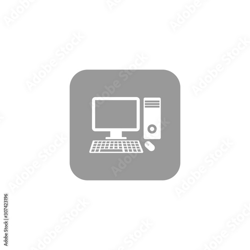 office equipment icon vector design symbol of computer