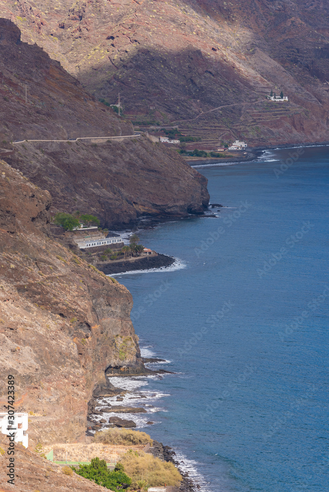 Costa de Playa Chica (Tenerife, Islas Canarias - España).