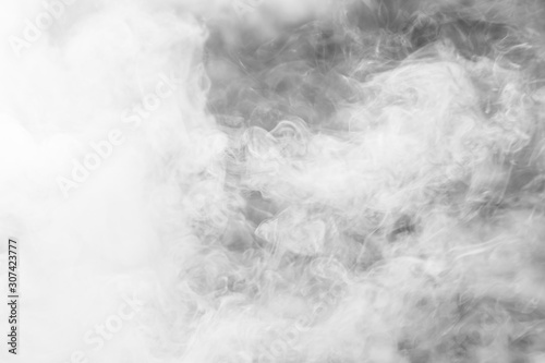White thick smoke background texture. fog